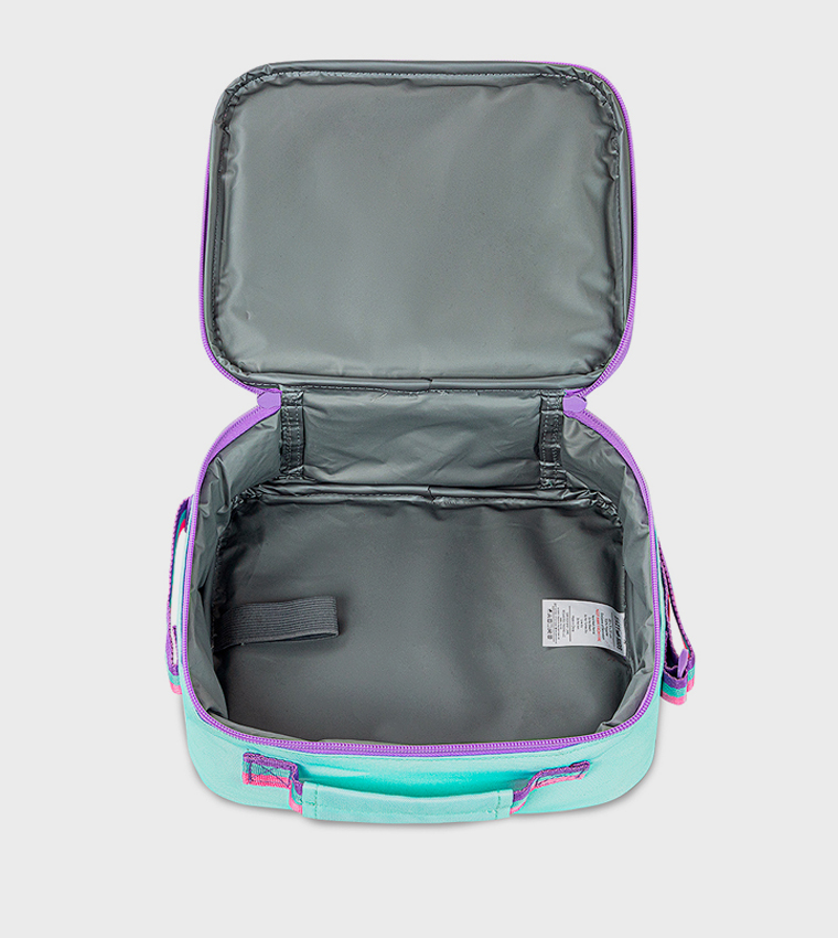 4-Piece Printed 17" 4 Wheel Trolley Backpack Set 