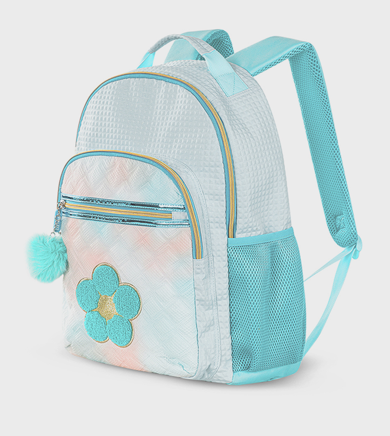 4-Piece Printed 18" Backpack Set - Flora