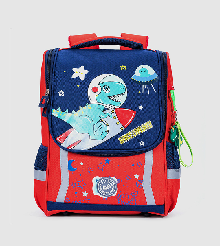 Dino in Space School Bag with Trolley