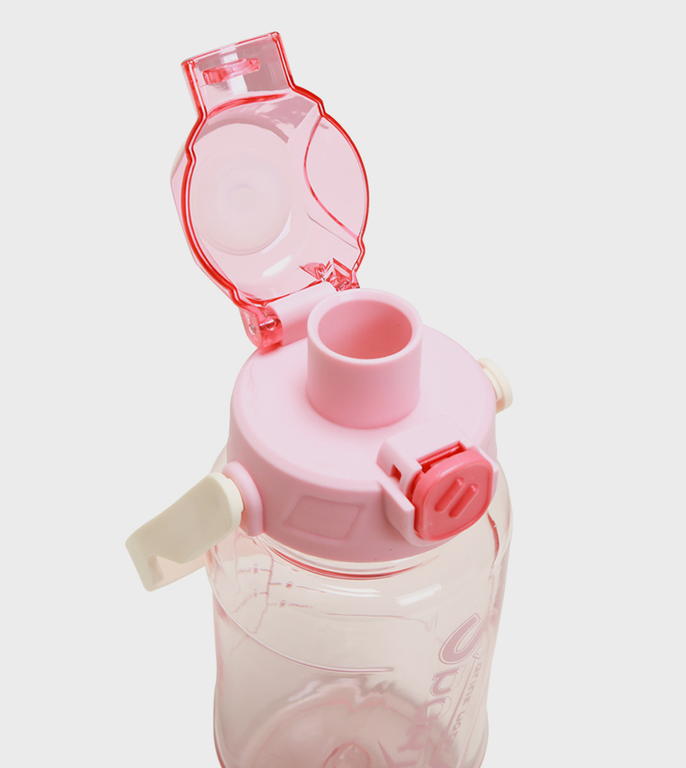 2 Compartment Bento Lunch Box and Water Bottle Set - Donut