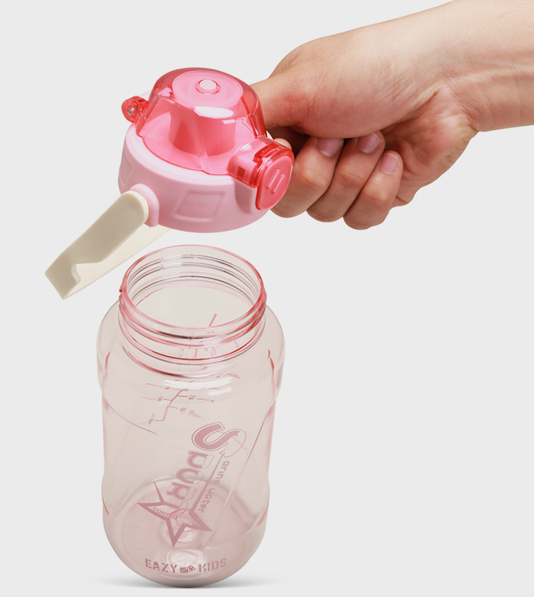 2 Compartment Bento Lunch Box and Water Bottle Set - Donut