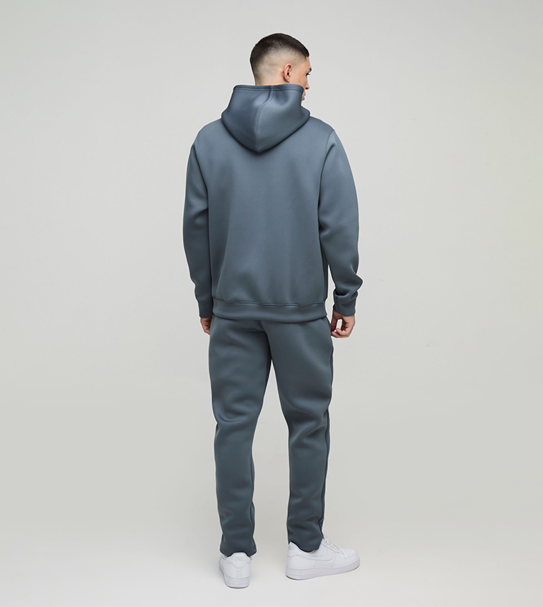 Seam Detail Scuba Hooded Tracksuit