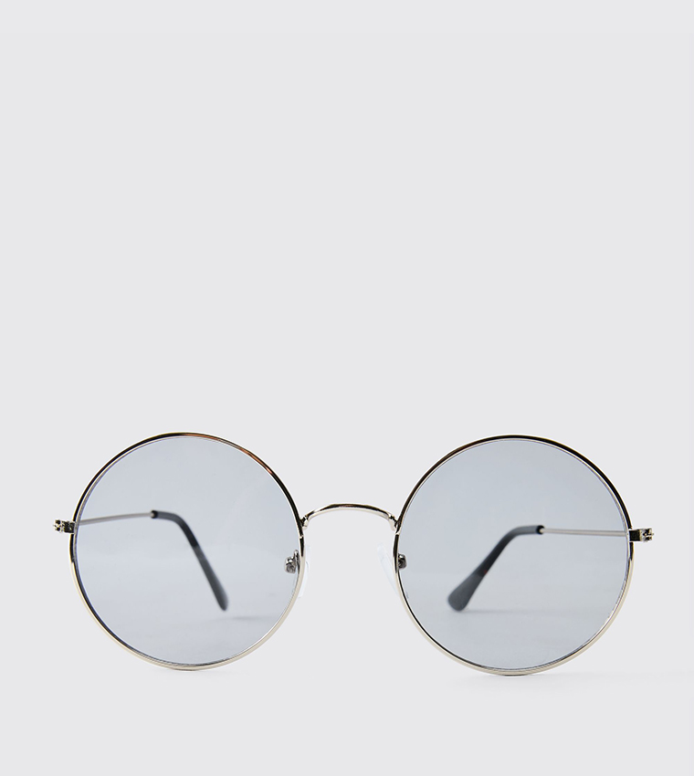 Metal Rim Round Sunglasses