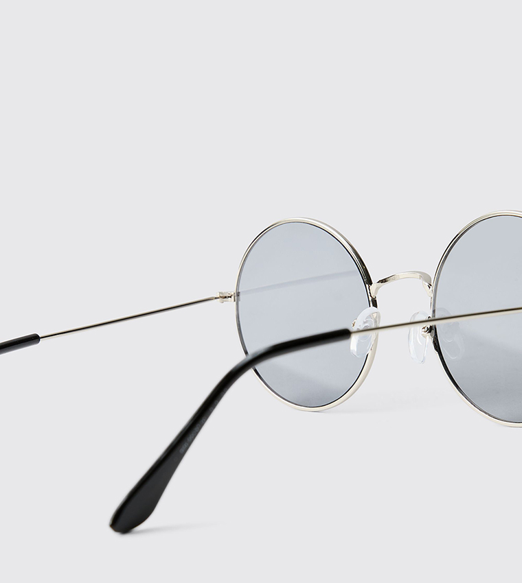 Metal Rim Round Sunglasses