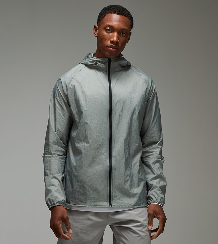 Buy BoohooMAN Lightweight Shower Resistant Active Windbreaker