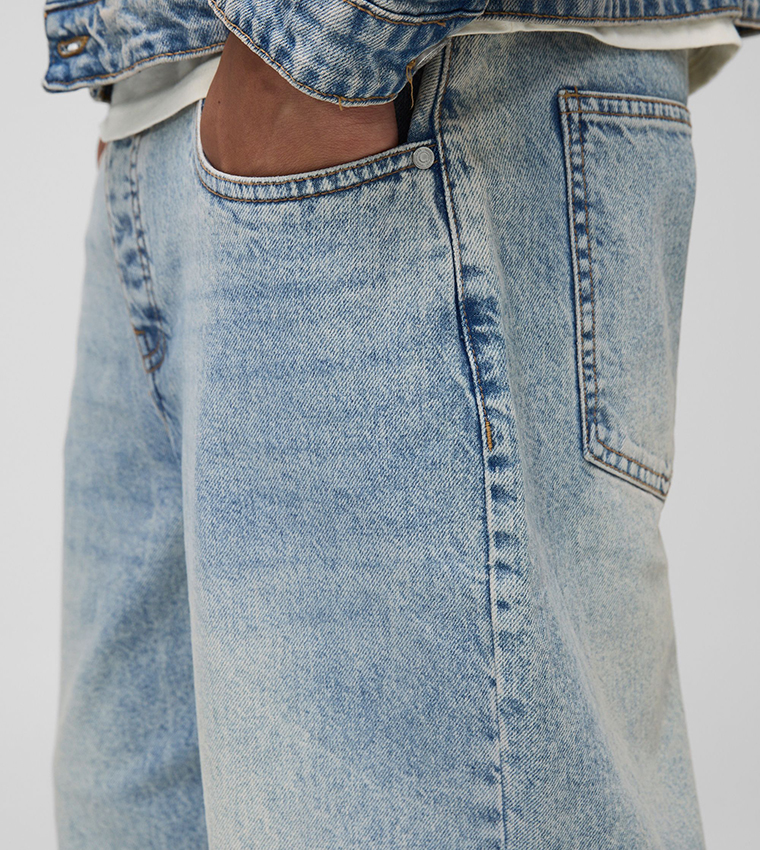 Rigid Stonewash Loose Fit Baggy Jeans
