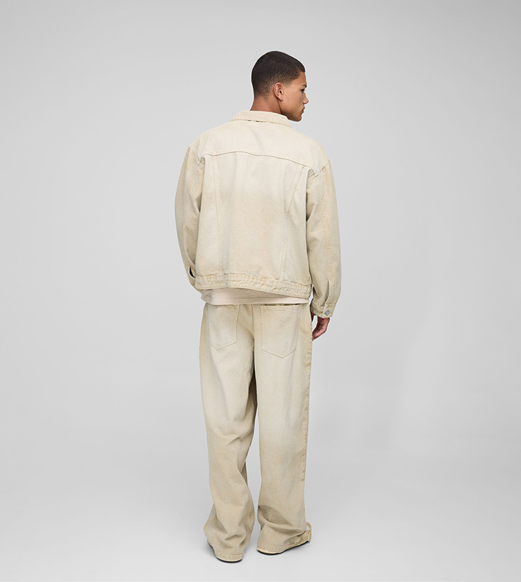 Super Washed Stone Baggy Jeans