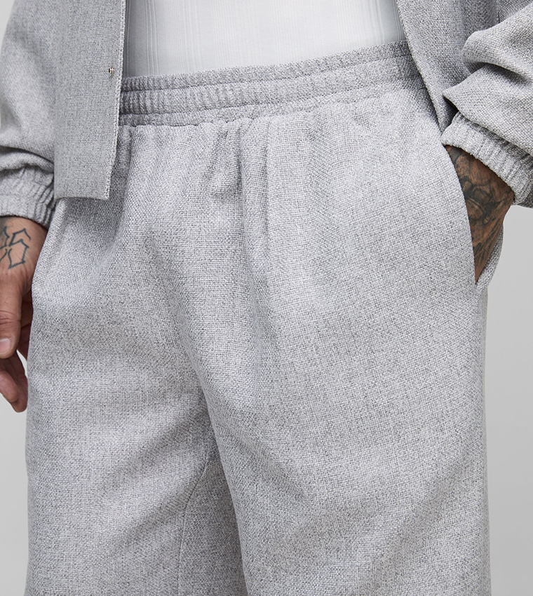 Plus & Tall Boucle Elastic Waist Sweatpants