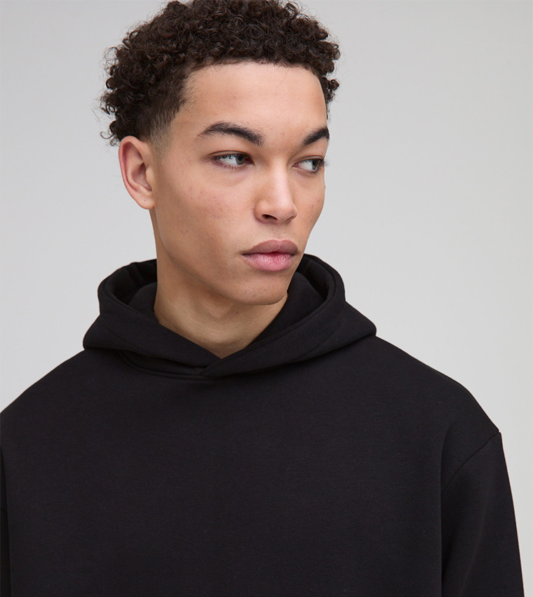 Solid Long Sleeves Oversized Hoodie