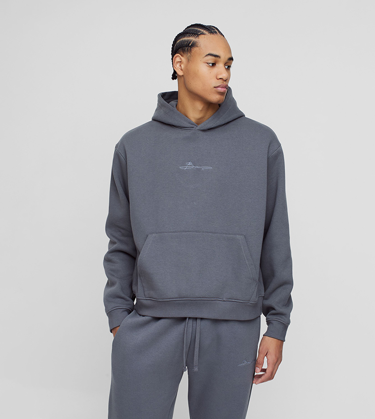 330Gsm Oversized Bm Signature Hoodie
