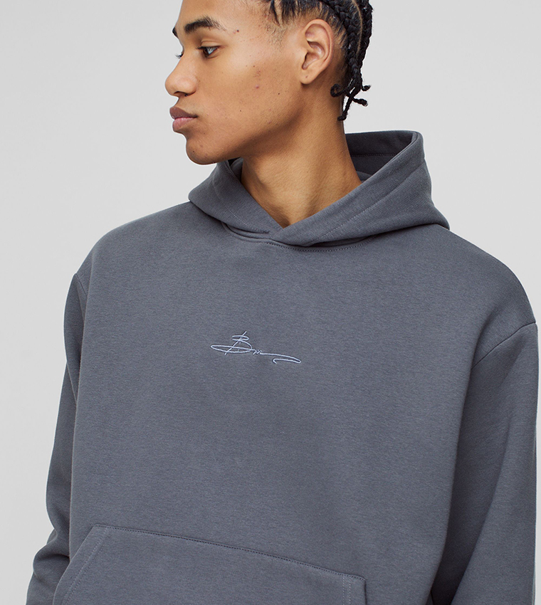 330Gsm Oversized Bm Signature Hoodie