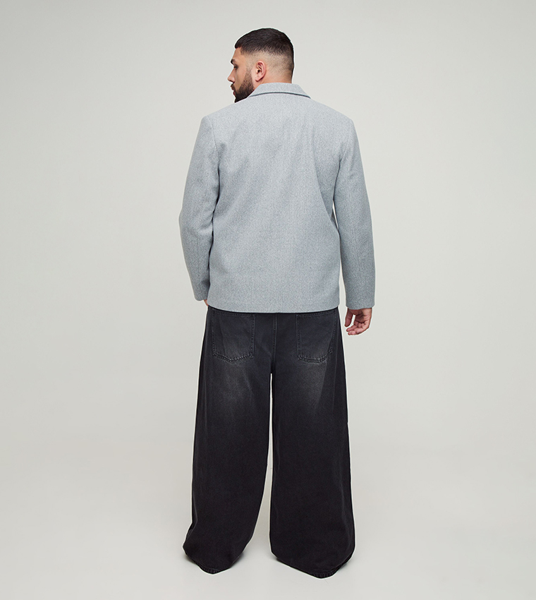 Plus & Tall Oversized Overcoat