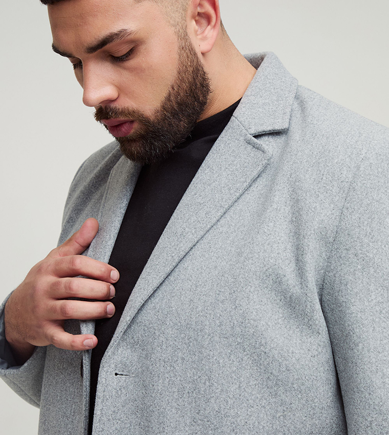 Plus & Tall Oversized Overcoat