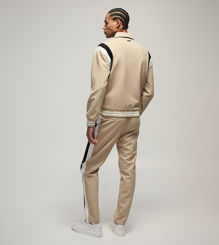 Mid Rise Slim Fit Varsity Sweatpants