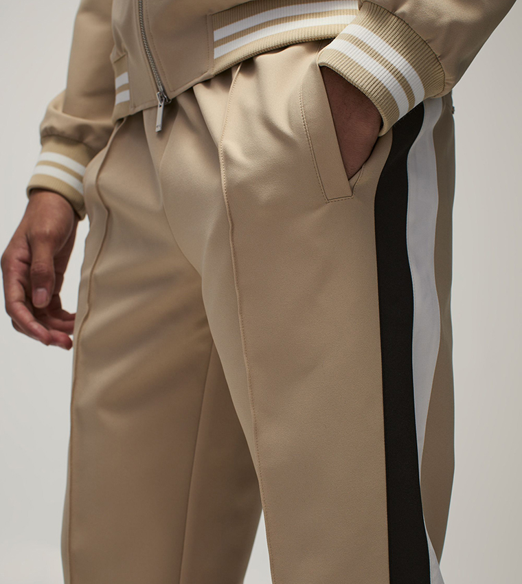 Mid Rise Slim Fit Varsity Sweatpants