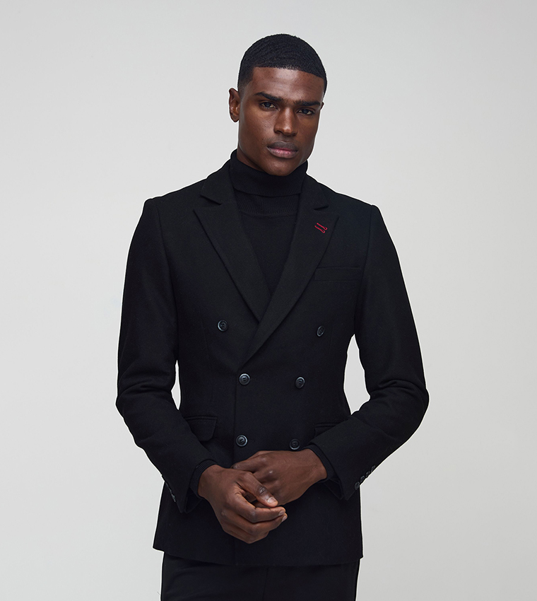 Double Breasted Long Sleeves Blazer