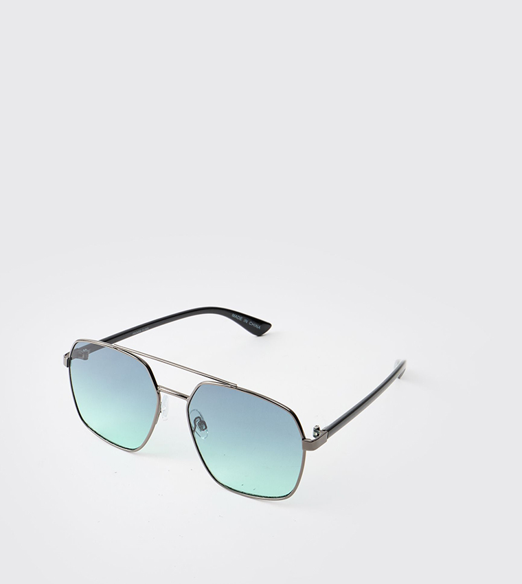 Tinted Lense Aviator Sunglasses
