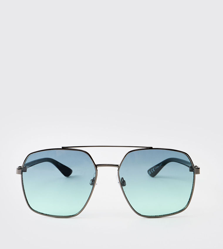 Tinted Lense Aviator Sunglasses