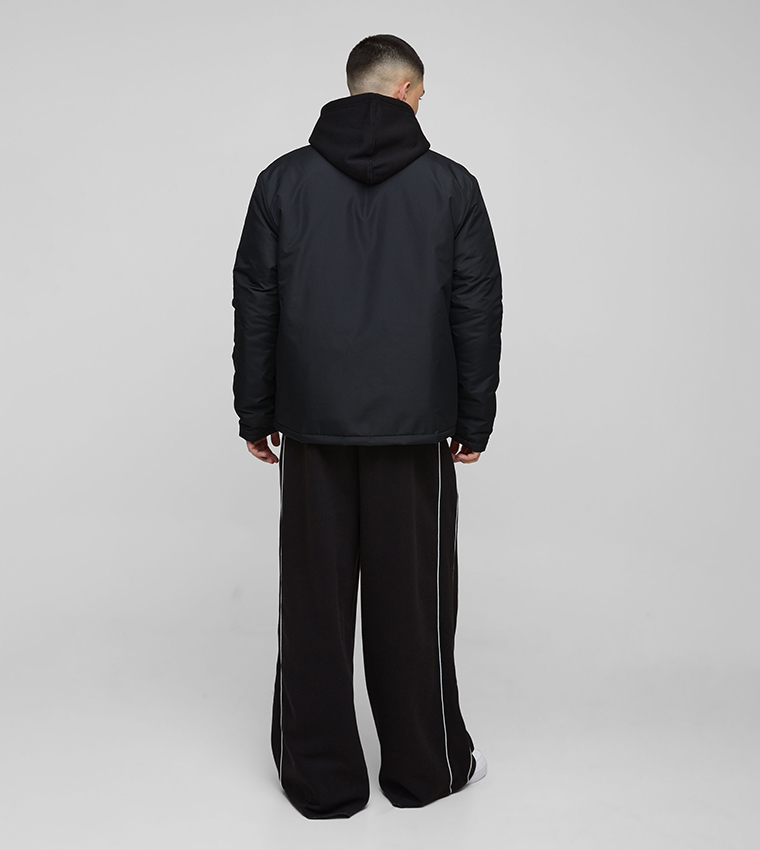 Regular Fit Nylon Coach Jacket