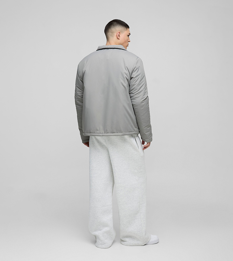 Regular Fit Nylon Coach Jacket