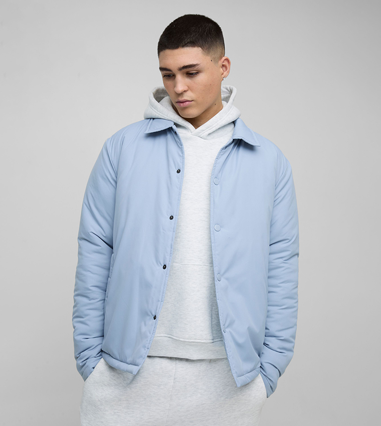 Regular Fit Nylon Coach Jacket