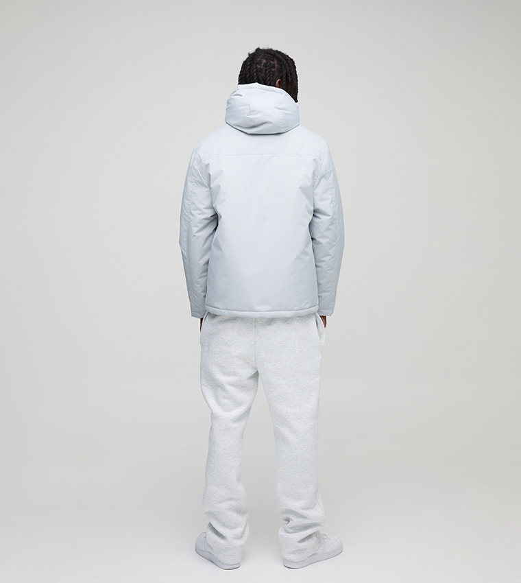 Regular Fit Hooded Parka Jacket