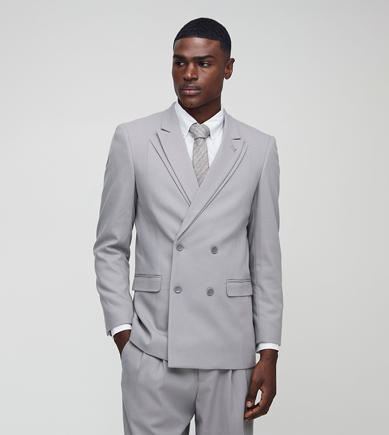 Double Breasted Long Sleeves Blazer