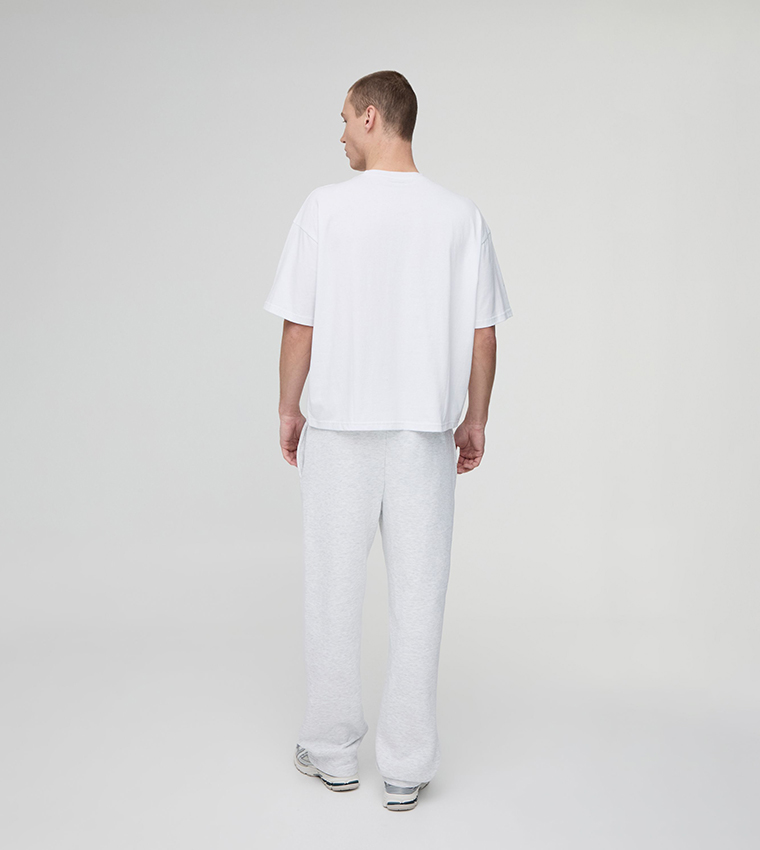 Solid Crew Neck Oversized T-Shirt