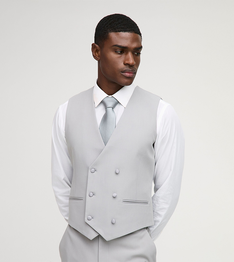 Double Breasted Slim Fit Waistcoat