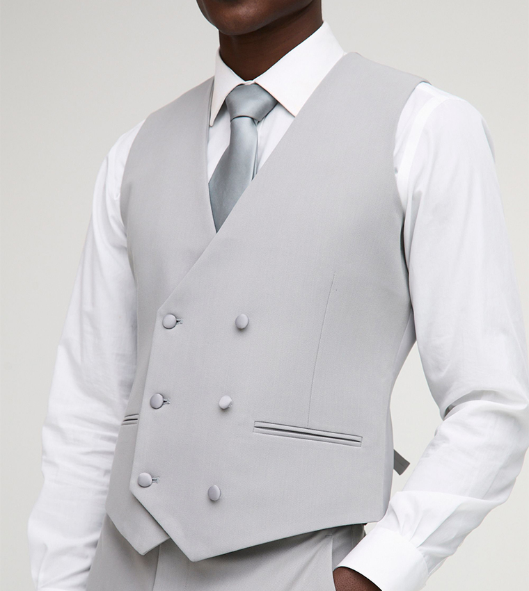 Double Breasted Slim Fit Waistcoat