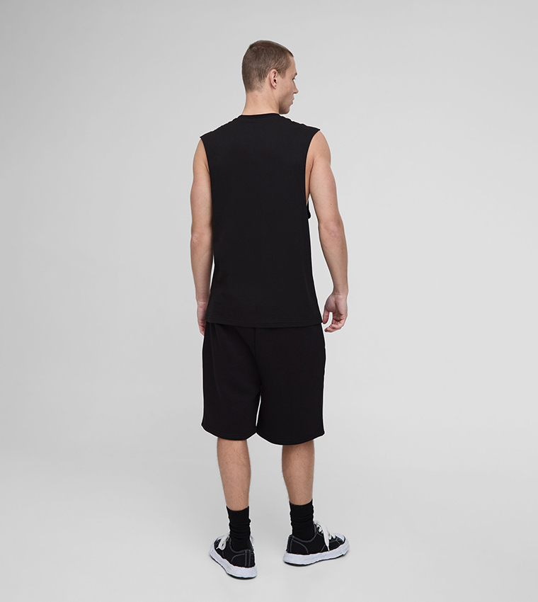 Solid Drop Armhole Tank Top