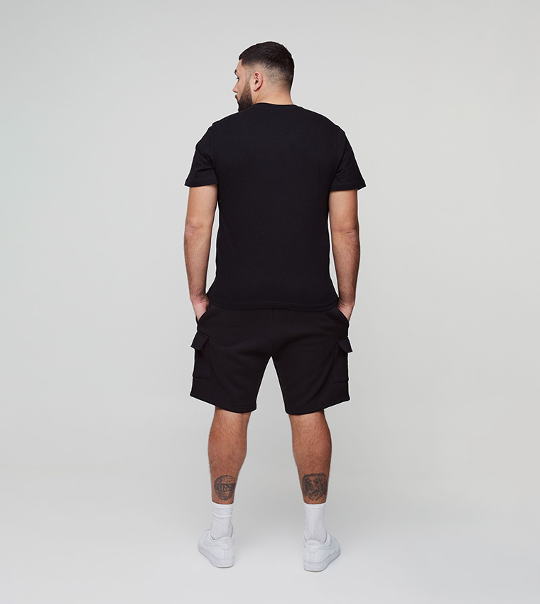 Mid Rise Cargo Shorts