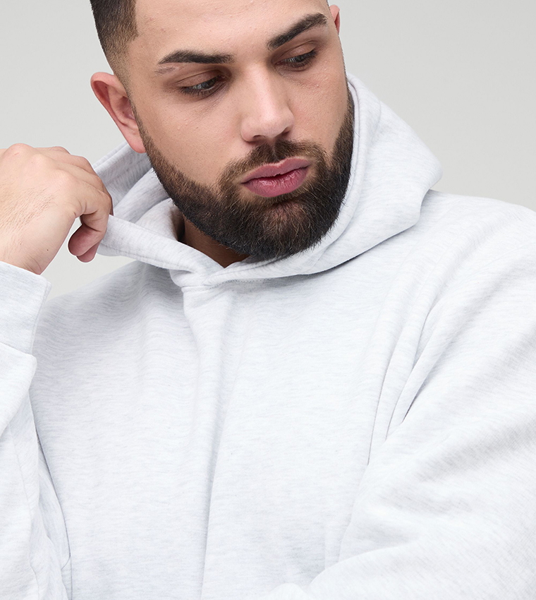 Plus & Tall 330GSM Solid Hoodie