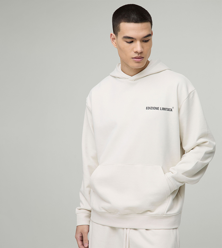 Edizione Limitata Print Oversized Hoodie