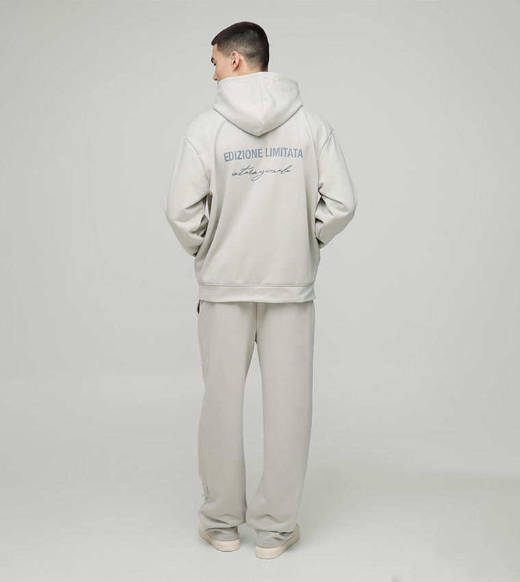 Edizione Limitata Print Oversized Hoodie