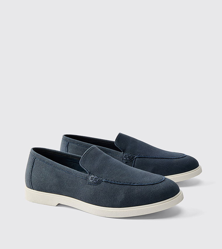 Faux Suede Loafers