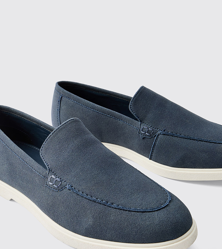 Faux Suede Loafers