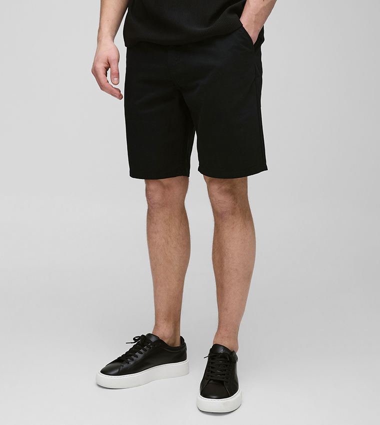 Plus & Tall Fixed Waist Slim Fit Shorts