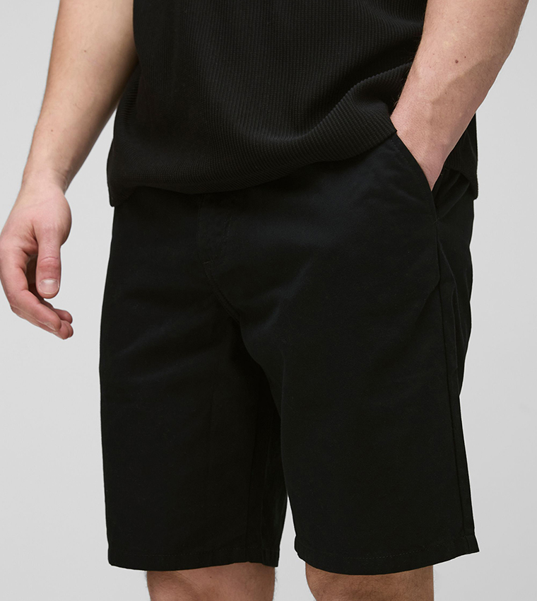 Plus & Tall Fixed Waist Slim Fit Shorts