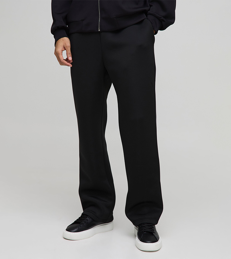 Straight Leg Bonded Scuba Sweatpants