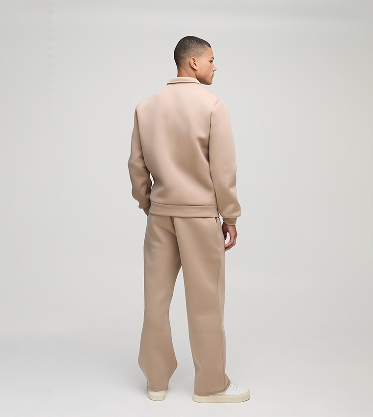 Straight Leg Bonded Scuba Sweatpants