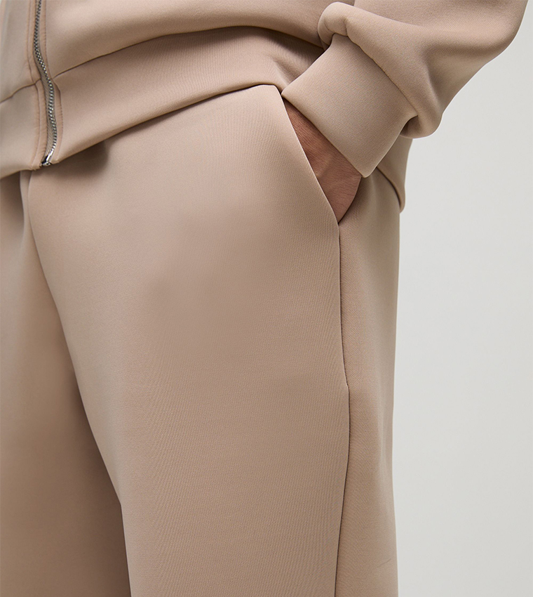 Straight Leg Bonded Scuba Sweatpants