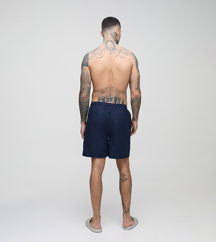 Plus & Tall Mid Rise Swim Shorts