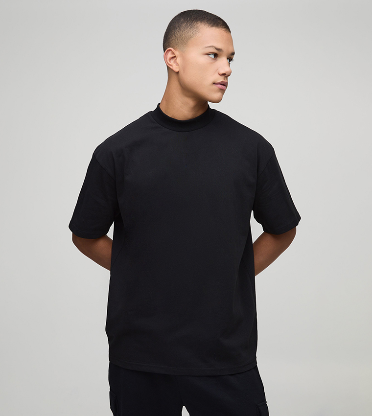 2 Pack Solid Short Sleeves Oversized T-Shirts