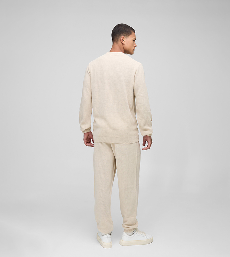 Knitted Long Sleeves Co-Ord Set