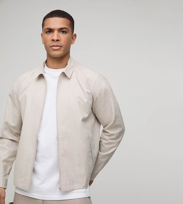 Linen Blend Long Sleeves Oversized Shirt