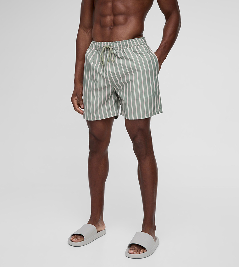Striped Swim Shorts