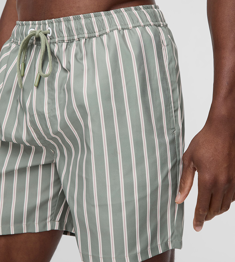 Striped Swim Shorts