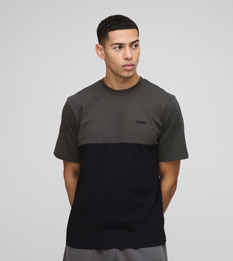 Color Block Short Sleeves T-Shirt