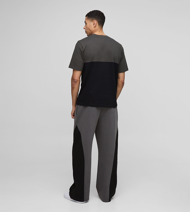 Color Block Short Sleeves T-Shirt